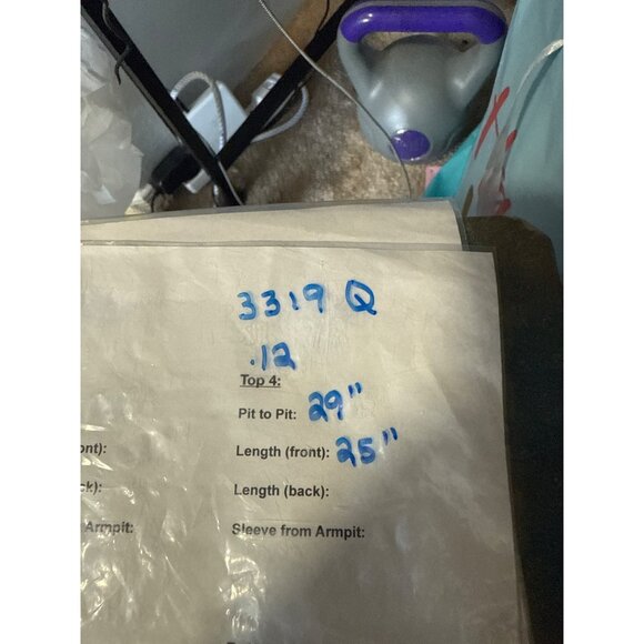 Ava & Viv Womens Plus-Size Black Tie-Front Top Linen Blend Lightweight Size 3X - Picture 6 of 7